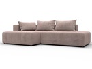 Диван угловой Лига-103 НПБ угол левый, Велюр, TOWER 05 бежевый