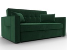 Диван прямой Лига-104 (140), Велюр, SEVEN 626 зеленый