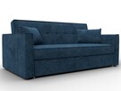 Диван прямой Лига-104 (160), Велюр, BRUT 11 синий