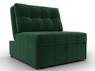 Кресло-кровать Лига-107 (80), Велюр, SEVEN 626 зеленый