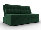 Диван прямой Лига-107 (140), Велюр, SEVEN 626 зеленый