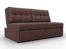 Диван прямой Лига-107 (140), Замша, JOLY 09 бордовый