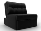 Кресло-кровать Лига-107 (80), Экокожа, GRIFON 18 черный