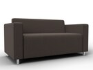 Диван прямой Лига-093 ВН, Рогожка, Амур 05 коричневый