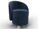 Кресло Лига-108, Велюр, TOWER 13 синий