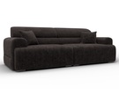 Диван прямой Лига-109 НПБ, Велюр, BRUT 17 коричневый