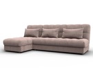Диван угловой Лига-116 НПБ угол левый, Велюр, TOWER 05 бежевый