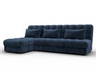 Диван угловой Лига-116 НПБ угол левый, Велюр, TOWER 13 синий