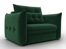 Кресло Лига-100 НПБ, Велюр, SEVEN 626 зеленый