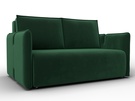 Диван прямой Лига-117, Велюр, SEVEN 626 зеленый