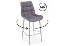 Барный стул, Челси 360 темно-серый (zd 995) / серый np