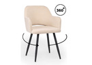 Стул на металлокаркасе, Эолин 360 бежевый (glory 03) / черный