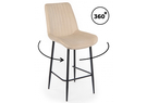 Барный стул, Седа 360 бежевый (zd 210) / черный np