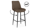 Барный стул, Седа 360 коричневый (zd 233) / черный np