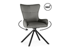Стул на металлокаркасе, Chicago light gray / black
