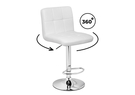 Барный стул, Paskal white / chrome