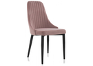 Стул на металлокаркасе, Kora light purple / black