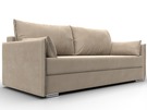Диван прямой Сайгон, Велюр, SEVEN 729 бежевый