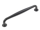 Ручка скоба мебельная URSULA RS433BL.4, BL Матовый черный