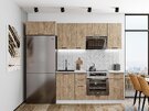 Флэт-01, Natural Casella Oak 2S
