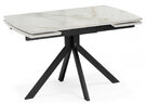 Керамический стол, Катчел 120(180)x80 calacatta gold / черный