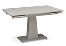 Керамический стол, Мун 120(180)х80 carmen light gray / серый матовый