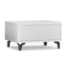 Стол-консоль SHTABE ROYAL 5001 эко, Белый-Белый-Черный, Белый / чёрный