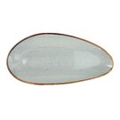 Блюдо овальное VITAL, фарфор, голубой, 36*17,5*2см, Мятный