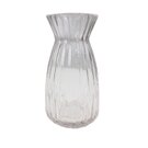 Ваза стеклянная BOW, прозрачный, 9*20см, Прозрачный