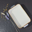 Форма для запекания прямоугольная VITAL, фарфор, синий, 27*15*4,5см, Синий