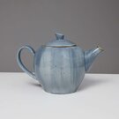 Чайник заварочный VITAL, фарфор, синий, 1,2л, Синий