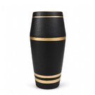 Ваза керамическая STORM, черный, 12*12*24,5см, Черный