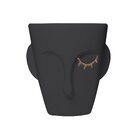 Ваза керамическая CLOKE, черный, 17*1,5*18,5см, Черный