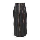 Ваза керамическая WOOD, черный, 11,5*11,5*27,5см, Черный