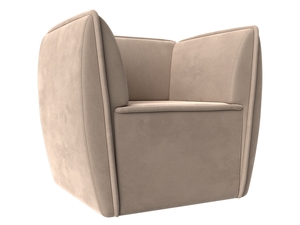 Кресло Бергамо, Велюр, SEVEN 729 бежевый