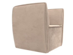 Кресло Бергамо, Велюр, SEVEN 729 бежевый