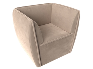 Кресло Бергамо, Велюр, SEVEN 729 бежевый