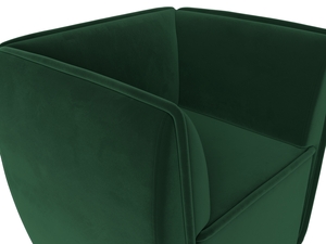 Кресло Бергамо, Велюр, SEVEN 626 зеленый