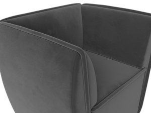 Кресло Бергамо, Велюр, SEVEN 17 серый