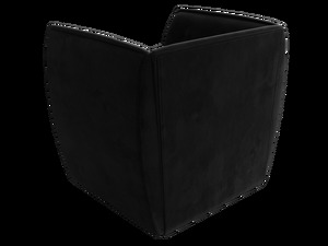 Кресло Бергамо, Велюр, SEVEN 35 черный