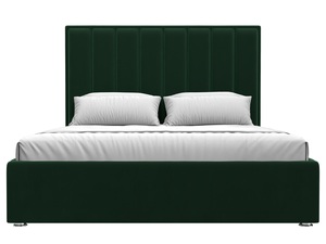 Кровать интерьерная Афродита 160, Велюр, SEVEN 626 зеленый