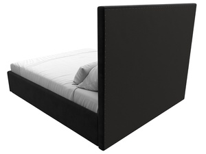 Кровать интерьерная Афродита 160, Велюр, SEVEN 35 черный