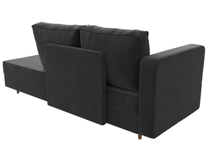 Кушетка Прайм левая, Велюр, SEVEN 17 серый