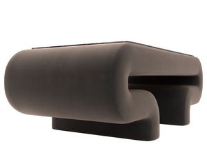 Стол Волна, Велюр, SEVEN 727 коричневый