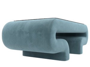 Стол Волна, Велюр, SEVEN 113 бирюзовый