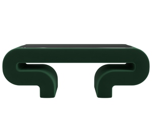 Стол Волна, Велюр, SEVEN 626 зеленый