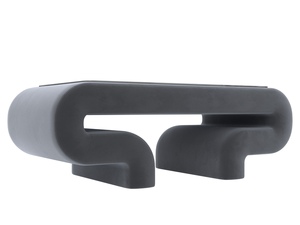 Стол Волна, Велюр, SEVEN 17 серый