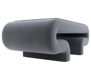 Стол Волна, Велюр, SEVEN 17 серый