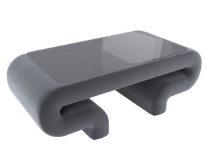 Стол Волна, Велюр, SEVEN 17 серый