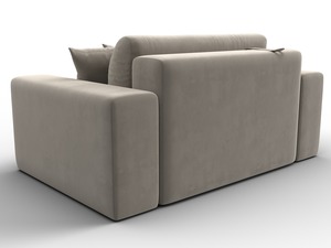 Кресло Лига-036 НПБ, Микровельвет, Бежевый